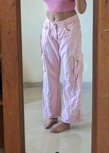 Pink Straight Fit Denims 💕