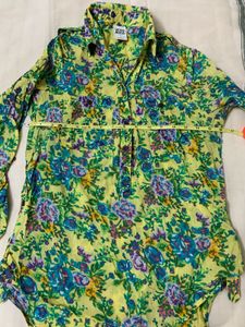 Vero Moda Floral Print Pure Cotton Top