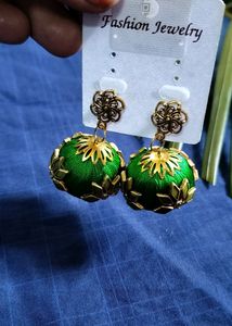 Silk  Thread Jumka