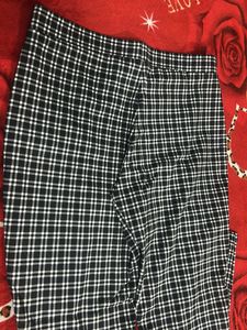 Checkered Casual Pants
