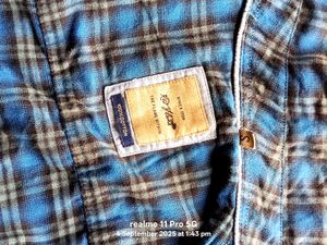 Blue Plaid Shirt