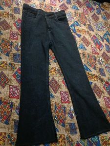Black Bell Bottom Jeans