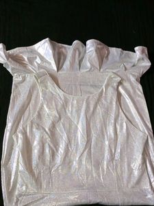 It&#39;s A Very Beautiful Silver Shiny Short Dress