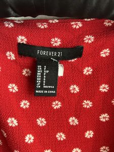 Red Floral Dress