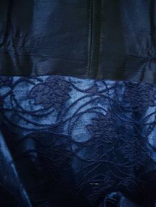 Elegant Navy Blue Ethnic Gown