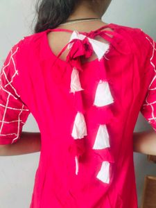 Red ♥️ Colour Kurti Set