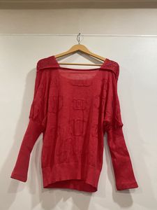 Fashionable And Party Wear Top With Shimmery Cloth