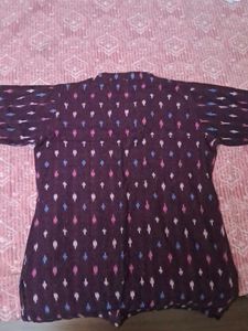 cotton short Kurta (handloom)