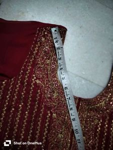 Rani Colour Embroidered Salwar Kameez Set