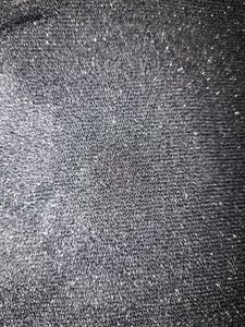 Shiny Black Party Wear Crop Top