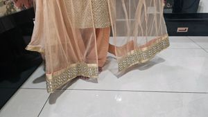 4 PIECE MIRROR WORK KURTA AND BOTTOM WITH JACKET