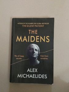 The Maidens by Alex Michaelides And notebook