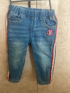 Babyhug Denim Pants - 12-18M Babygirl