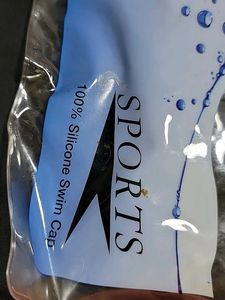 SPORTS 100% silicon, bubble swim cap.