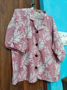 Floral Print Button-Down