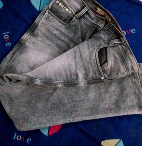 Diesel Gray Wash Slim Fit Jeans