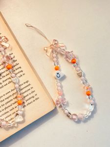 Aesthetic Bow Phonecharm With Cute Charms