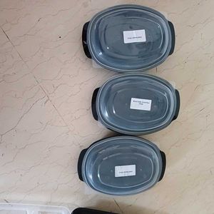 Large size (500 gm) Food Containers with Lids