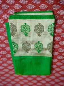 Green Tissue Saree