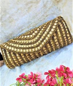 Elegant Beaded Clutch Handmade