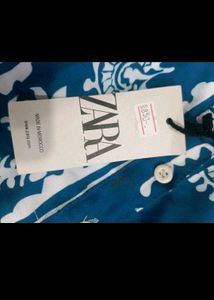 Stylish Blue Printed Zara Dress