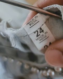 Grey Colour Girls Frock
