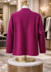 Stylish Striped Knit Cardigan