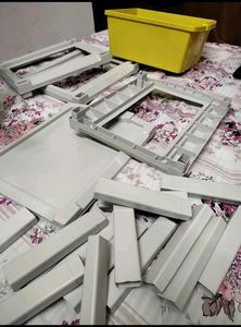 DOWAN 6 Layer Plastic Modular Drawer Organizer