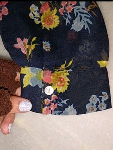 Floral Net/ Mesh Shirt-top
