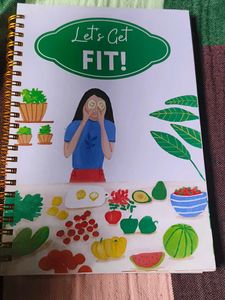 "Let's Get Fit!" Spiral Notebook
