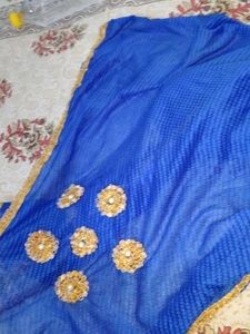 Stone Side Work  Dupatta
