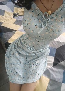 Floral Print Mini Dress