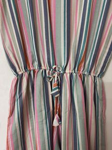 Striped Sleeveless Romper