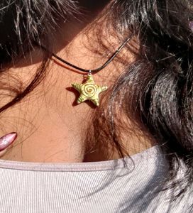 Clay Star Pendant Necklace