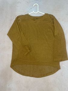 Olive Green Knit Top