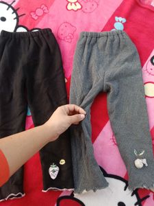 Cute Girl&#39;s Leggings (Set of 2)