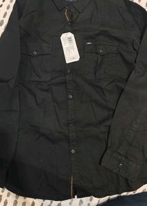 Brand new black Spykar shirt.