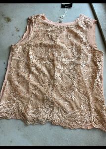 Beautiful Peach Lace top