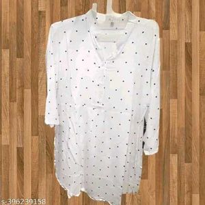 White cotton tunic