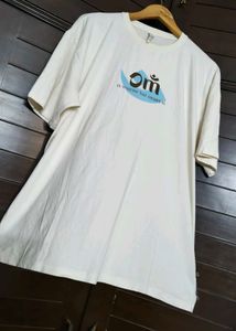 Omved Cream Men Organic Bamboo Cotton Tshirt