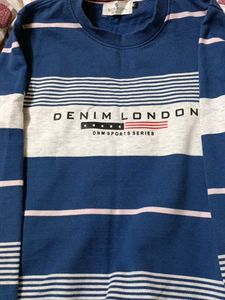 Blue And White Mix Colour Sweatshirt (Boys)