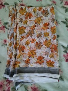 Autumn Leaves Saree