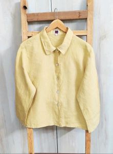 Yellow Button-Down Shirt size-42-44