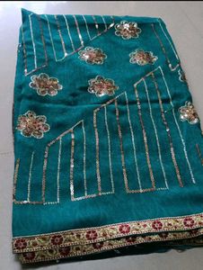 Green saree
