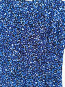 H&amp;M Blue Floral Button-Down Dress