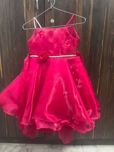 Hot Pink Party Dress