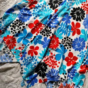 Floral Vibe Wrap Dress – Free Size