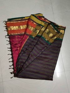 Malti Colour Pure Kanchi Pattu Saree