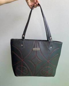 JIMMYY CHOOO Inspired Faux Leather Tote Bag