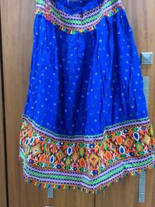 Blue Lehenga For Kids